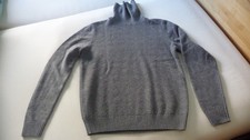 Pullover 90 % Merino - 10 % Cashmere - Grau - Größe  50 ( M )