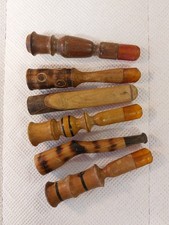  6 alte Zigarettenspitzen aus Holz ca 7,5 cm Länge 