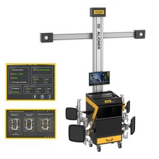 AUTOOL 3D Achsvermessungsgerät Achsmessgerät KFZ Achsmesscomputer für 4 Säulen