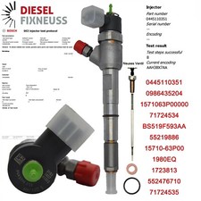 Einspritzdüse Injektor FIAT 55219886 95517513 0986435204 BOSCH 0445110351