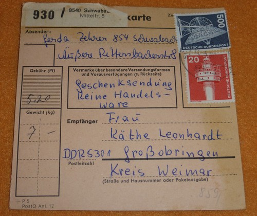 Bund paketkarte schwabach - bund,