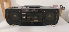 Sharp WQ-T238H (BK) Bass Stereo Radio Recorder Kassettenspieler Ghettoblaster