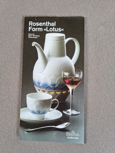 Rosenthal lotus beilegeheft - rosenthal,