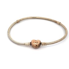 Armband Bicolor vergoldet Pandora "R"