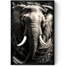 Leinwand bild Elefant