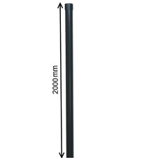 Zaunpfahl rund Metall Ø 34