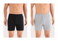 2-4-8 Pack Herren Boxershorts breite Lange Slips Unterhosen %100 Baumwolle K-61