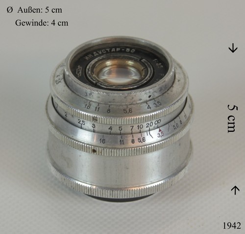 Industar f 5 cm - f,