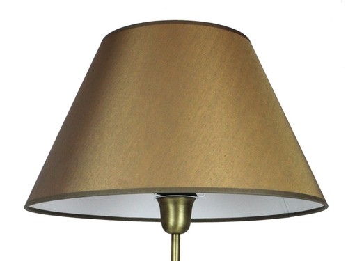Lampenschirm stoff oliv gold - lampenschirm,