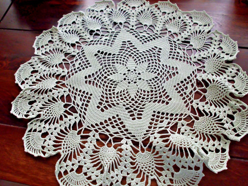 Tischdecke rund grün ca - rund,
