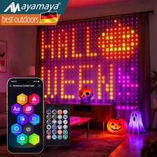 400LED Smart Lichtervorhang RGB Vorhang Lichterkette Programmierbar hängende Fee
