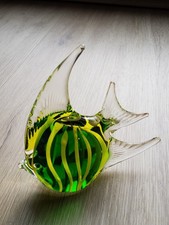 MURANO - Fisch - grün/gelbe