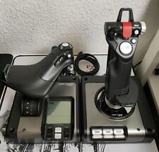 Logitech G Saitek X52 Pro Flight Control System Schubregler und Stick-Simulation