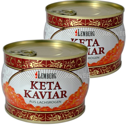 500g keta lachs - 2x, kaviar