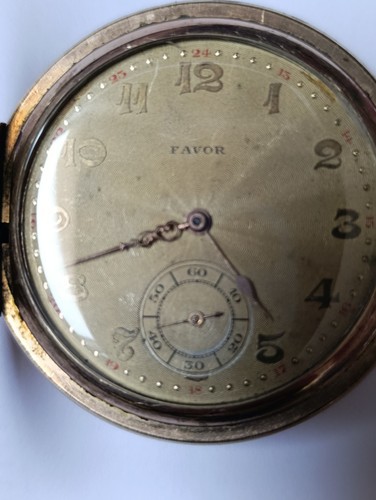 Taschenuhr vergoldet favor - taschenuhr,