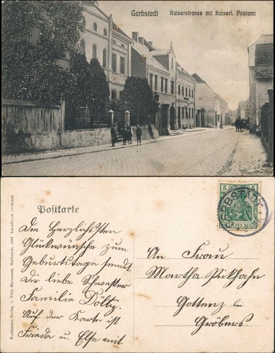Ansichtskarte gerbstedt - ansichtskarte,