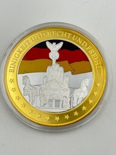 Medaille XXL Einigkeit und Recht und Freiheit Deutschland Quadriga