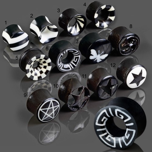 25mm flesh tunnel plug - 4,