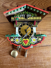 (RB)5025-2145, kleine Wanduhr zum Aufziehen, Spielzeug, Deko