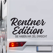 Wohnmobil Aufkleber Rentner