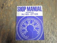HONDA XL125, CT125 Werkstatthandbuch 40211