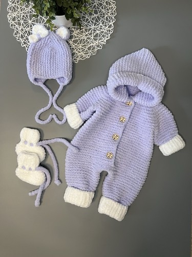 Handgestrickte baby set - baby,