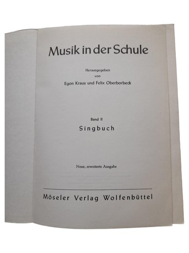 Musik der schule - der, singbuch