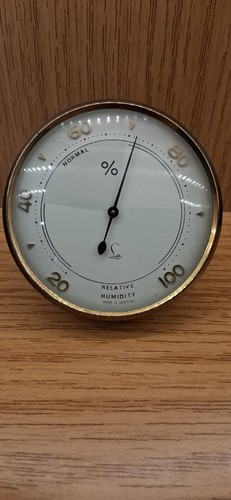 Vintage lufft dial hygrometer - vintage,