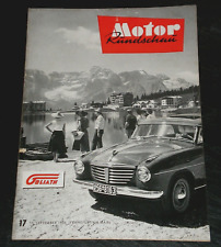 Motor Rundschau 17/56 Test Borgward Isabella TS 1,5 L, Buick 72 Roadmaster 5,3 L