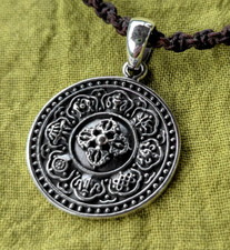 Massiver Münzanhänger Tibet