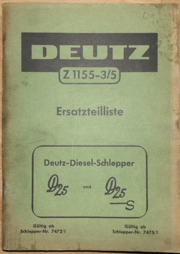 Deutz schlepper d 25 - d,