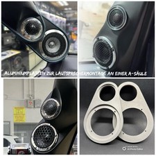 Hertz MLK700.3, Aluminiumplatten für Hertz Mitteltöner und Hochtöner