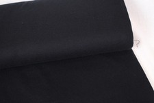 Molton Schwarz 150cm Breit -