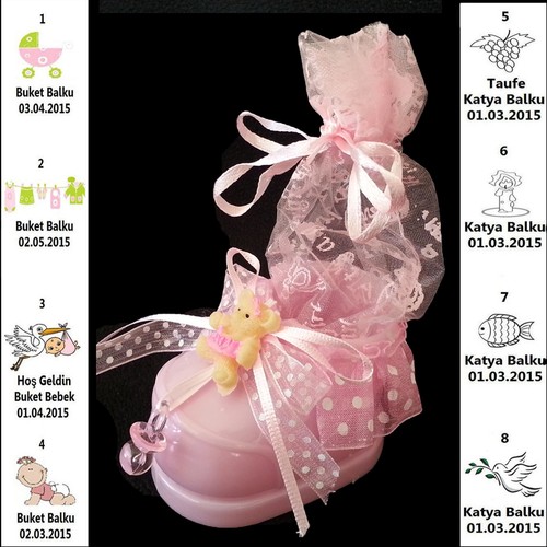 10x gastgeschenk baby geburt - 10x,