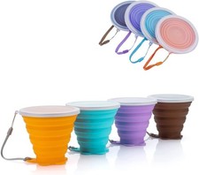 Faltbare Silikon-Becher 4