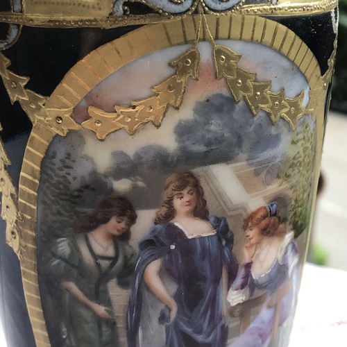 Antike porzellanvase aus dem - porzellanvase,