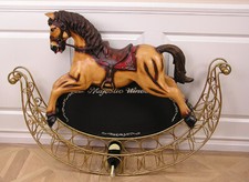 ANTIK SCHAUKELPFERD PFERD WEIN