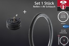 27.5 Zoll Fahrrad Reifen 27,5x2,00 MTB Mantel Set +Schlauch SCHWALBE AV 50-584