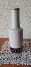 Weimar Porzellan, Vase Kobalt/Gold/Weiß, Kati 758, DDR neuwertig,