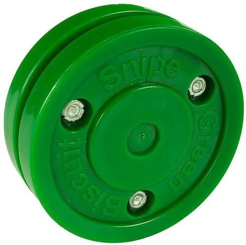 Green biscuit puck snipe - puck,