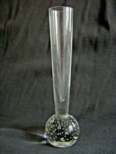 Glas Vase mit Kolbenfuß Klarglas ALSTERFORS Kolbenvase 15 cm Solifleur 