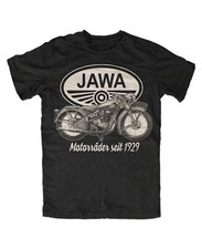 Jawa T-Shirt SCHWARZ Motorrad