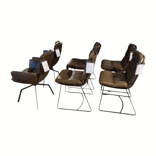 Kff 6er set stuhl arva - kff, leder