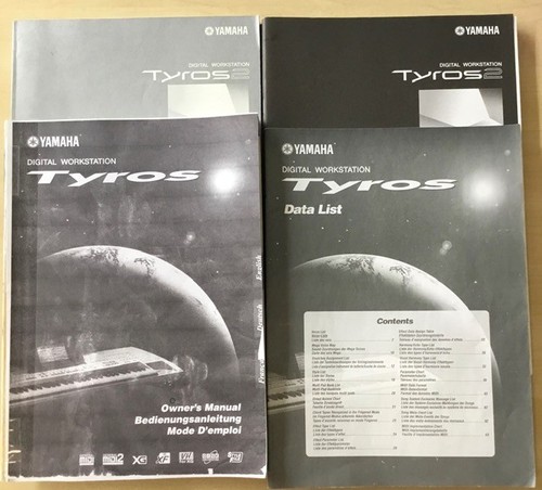 Yamaha tyros handbücher und - tyros,