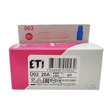 ETI NEOZED 20A Schmelzsicherung 20A D02 E18 GL/GG - 9 St.
