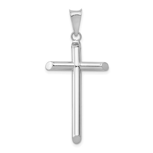 14k weißgold poliert - 14k,