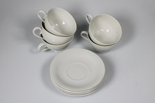 Vintage Porzellan Set 5x Tassen + Untertassen — Bavaria Tirschenreuth Germany