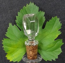 facettierter Glasstopfen Zierkorken Flaschenstopfen Glas Kristallstopfen Karaffe