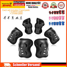 6 X Kinder Protektoren Ellenbogen Handgelenke Knieschützer Schoner Inlineskater-