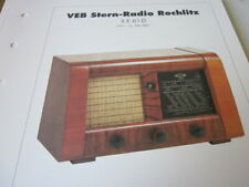 Radio Archiv N 95 Schaltplan VEB SternRadio Rochlitz 5 E 61 D 1951